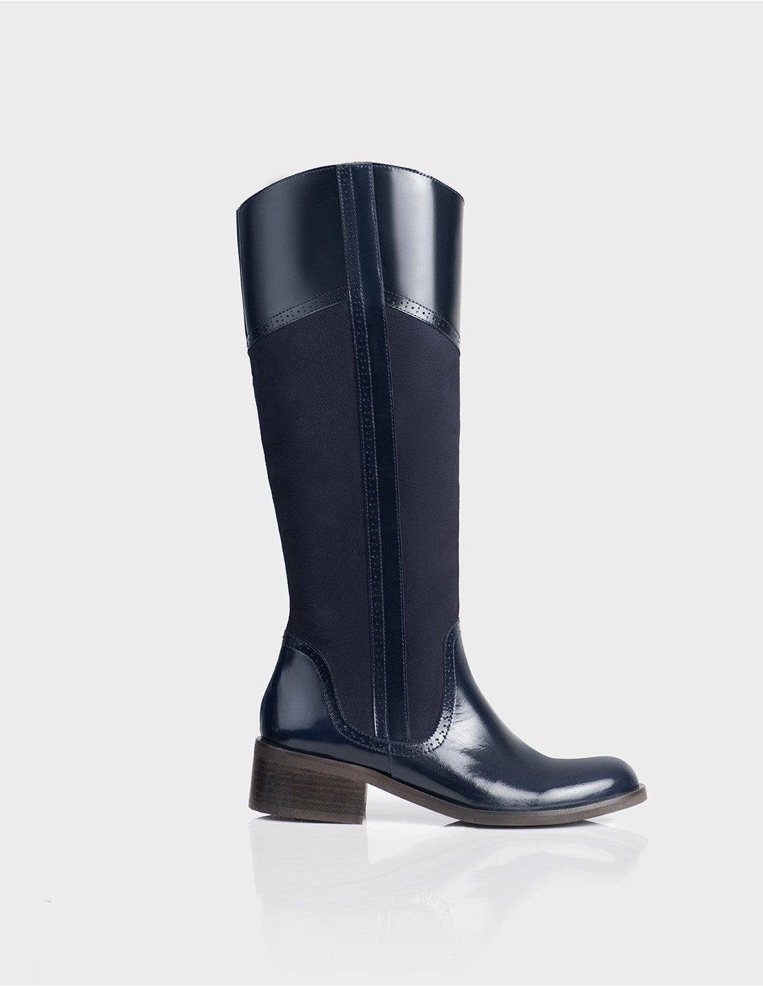 Bota Camelot Cuero Valenciano x ante Azul