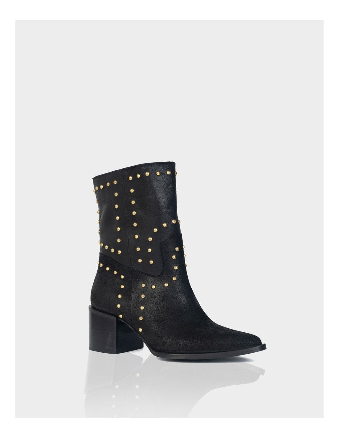 Bota Levella Cuero Negro
