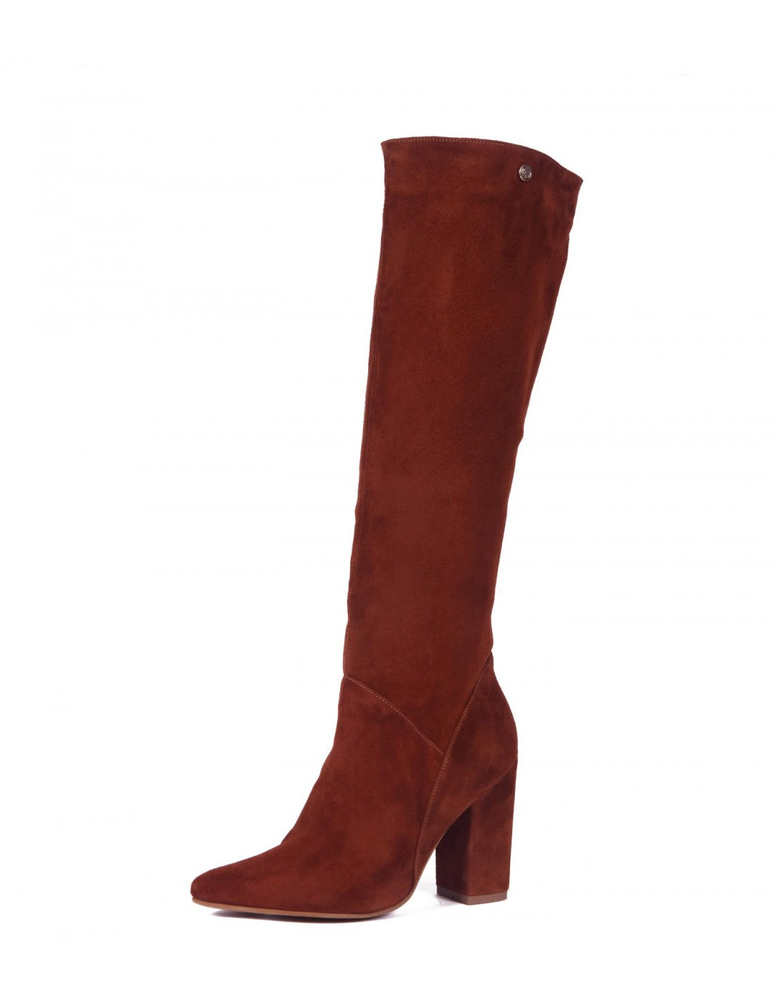 Bota Maggie Cuero Ante Canela