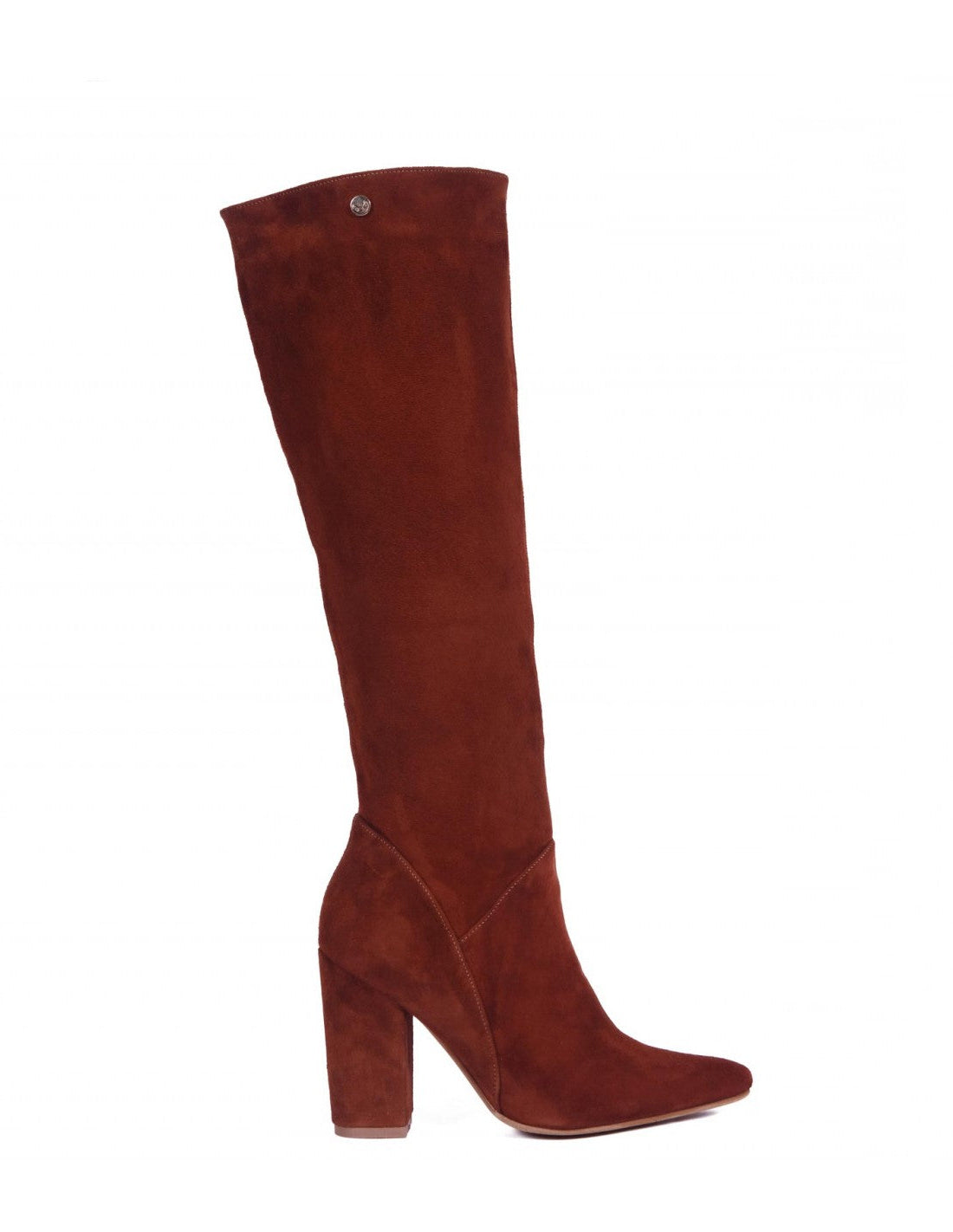 Bota Maggie Cuero Ante Canela