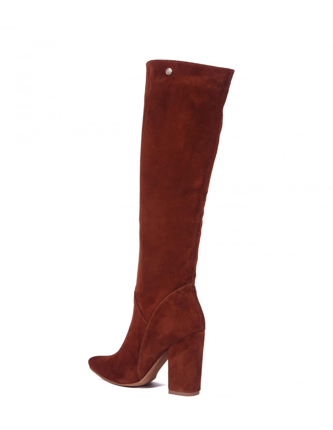 Bota Maggie Cuero Ante Canela