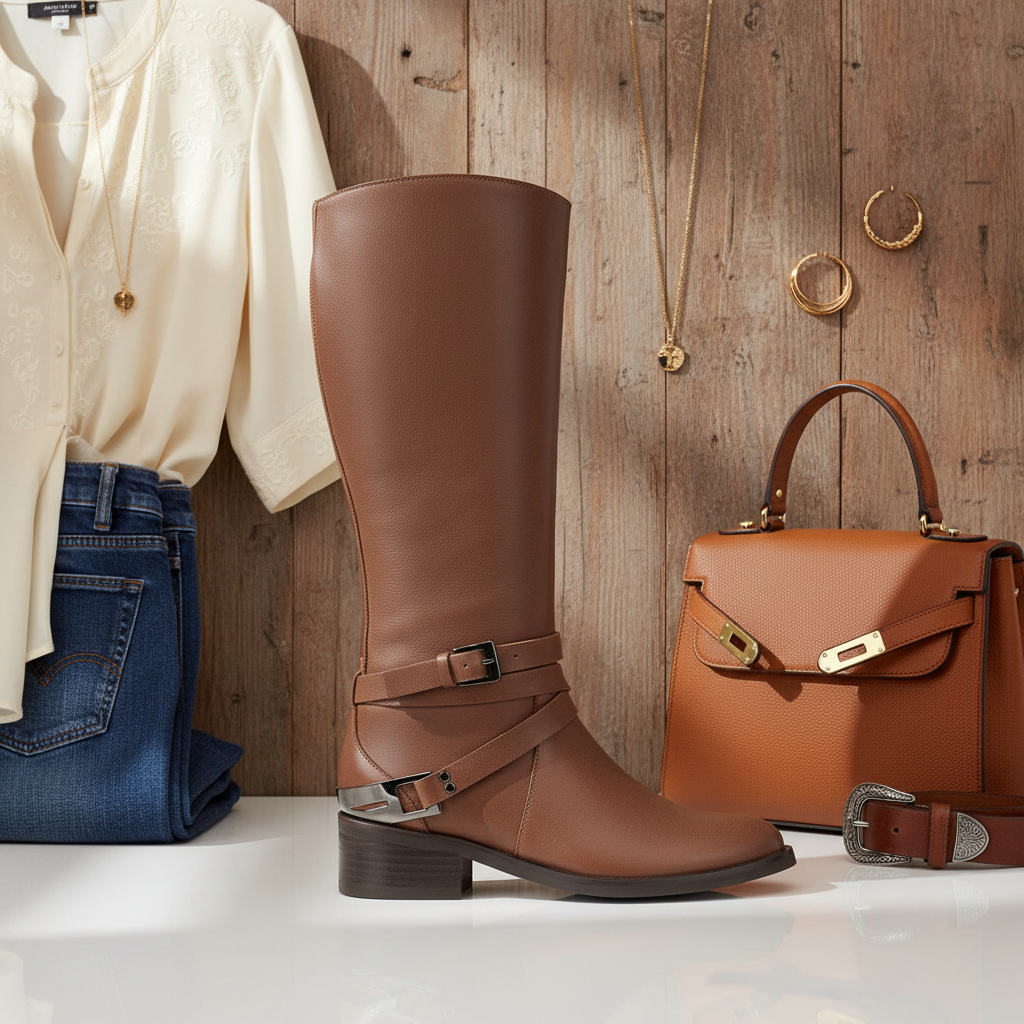 Bota Magna Cuero Miel