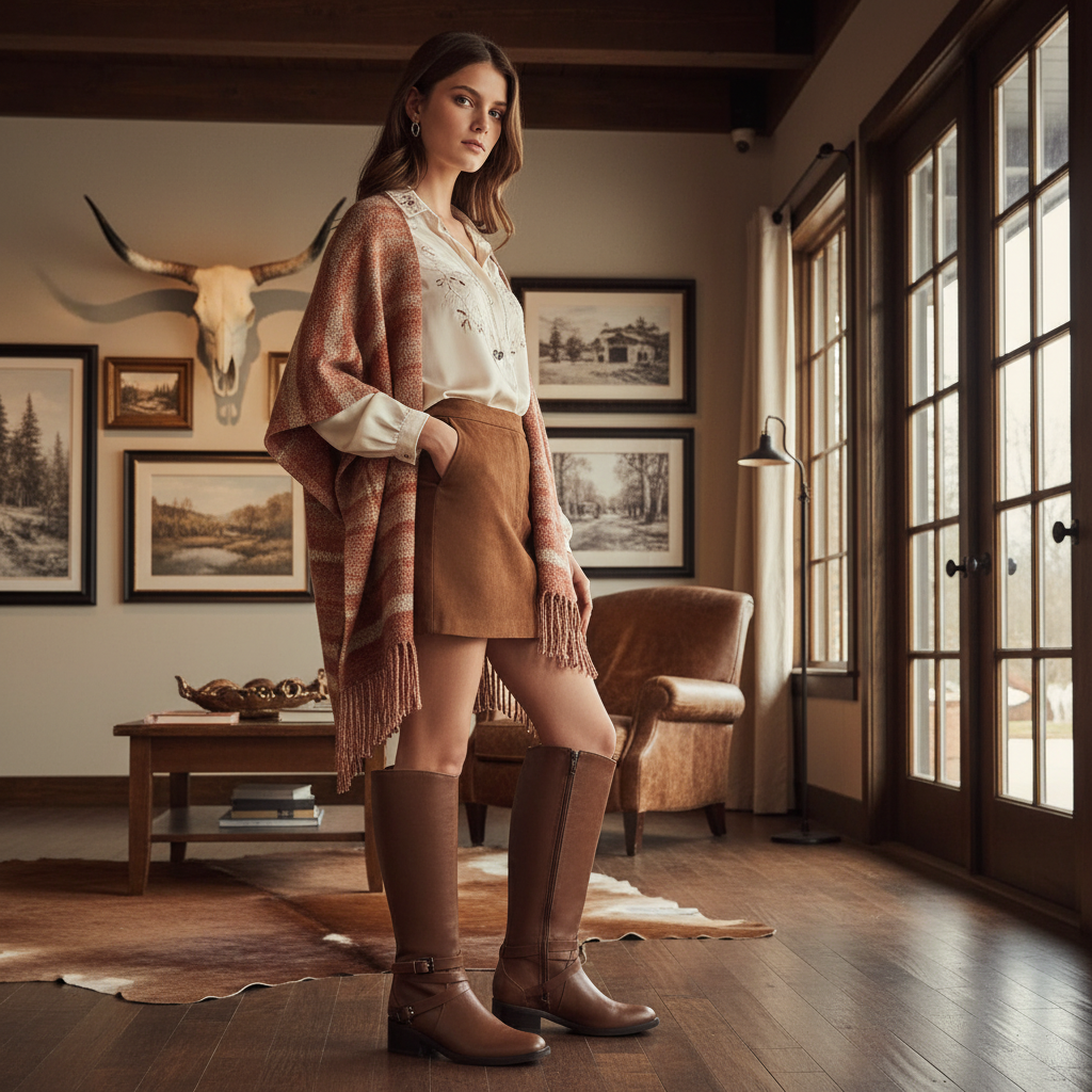 Bota Magna Cuero Miel