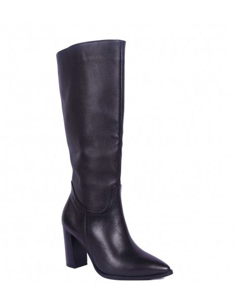 Bota Rochi Cuero Negro