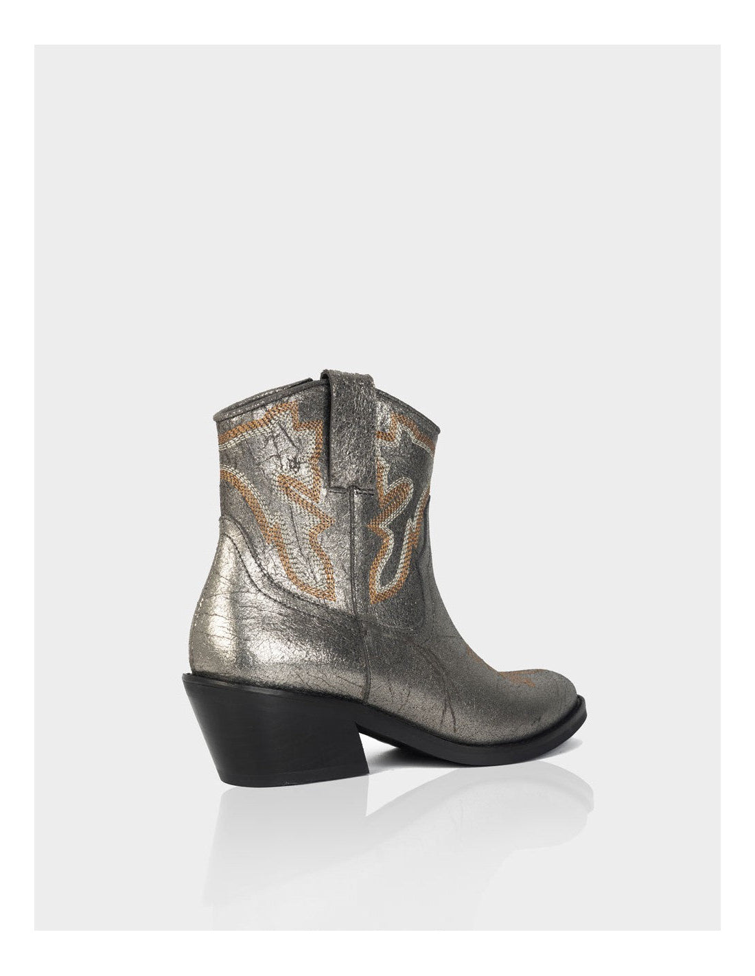 Botin Alamo Cuero Folia Plomo