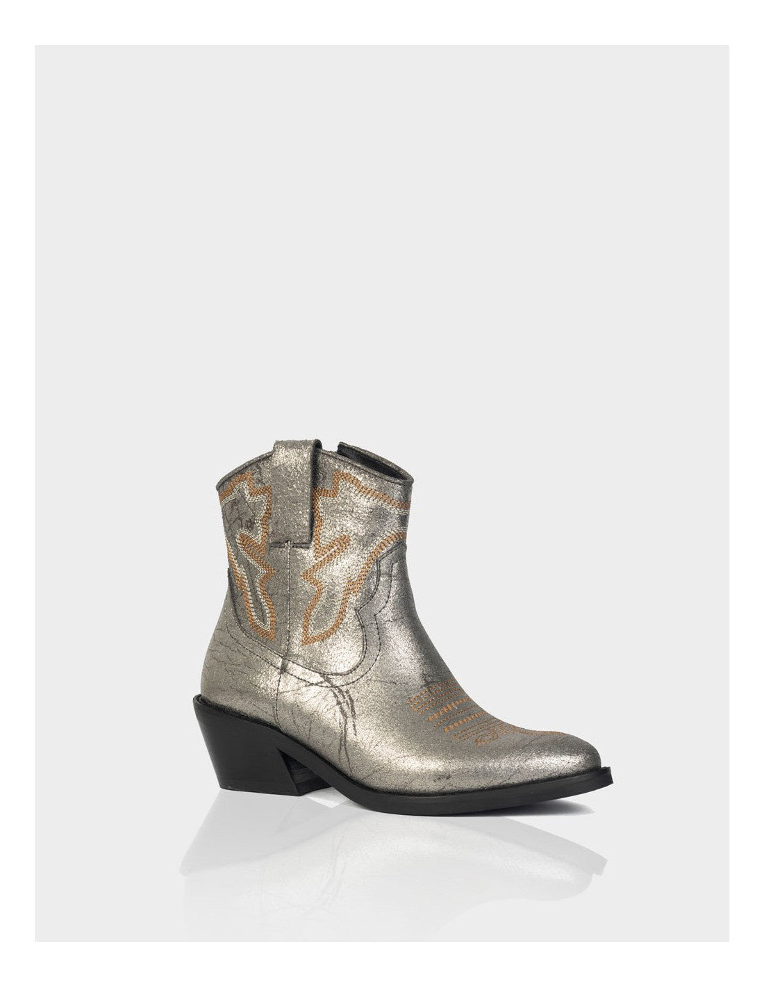 Botin Alamo Cuero Folia Plomo