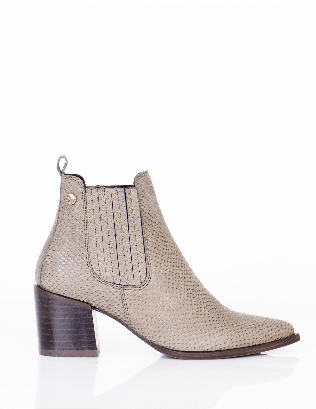 Botin Lisboa Croco Taupe