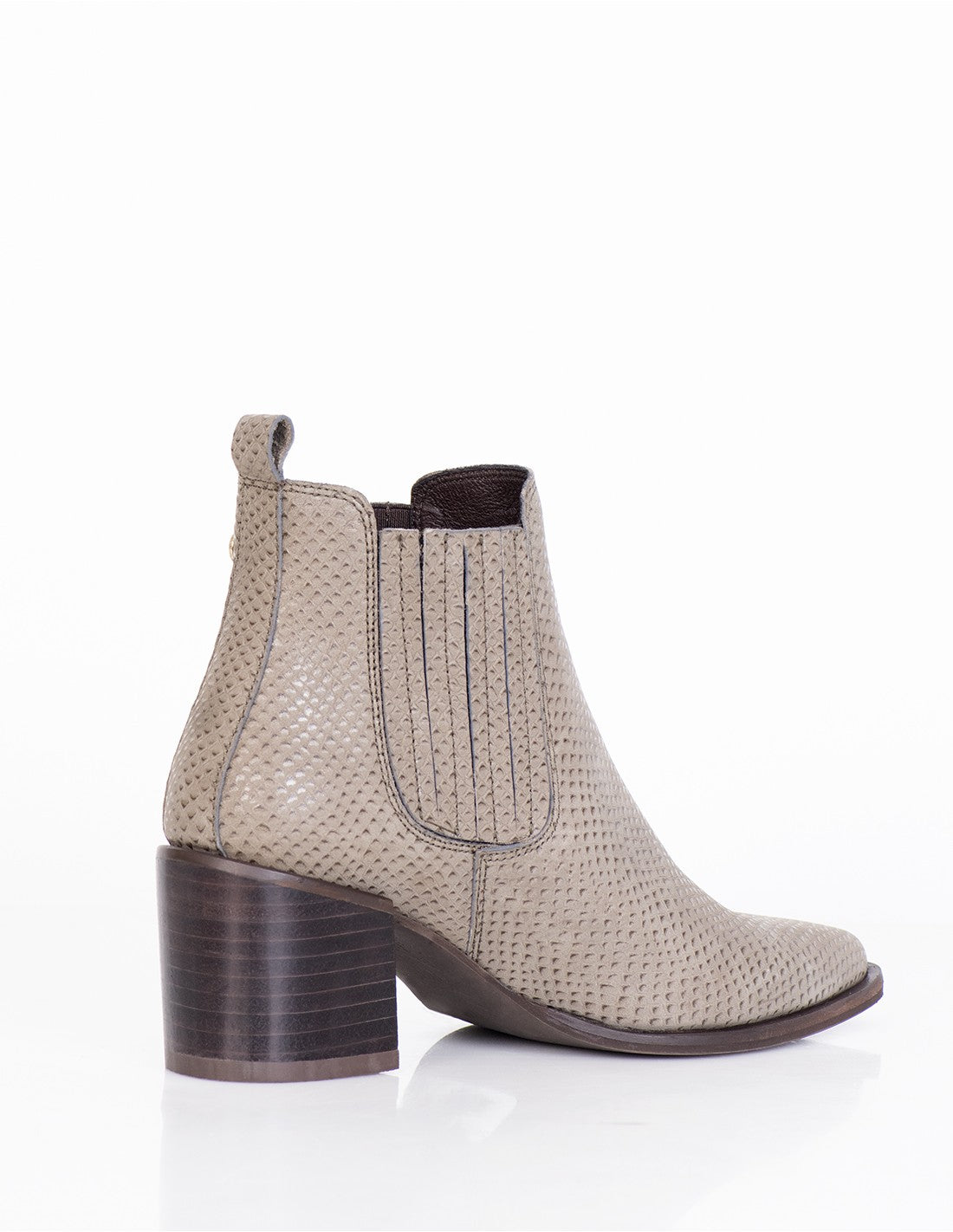 Botin Lisboa Croco Taupe