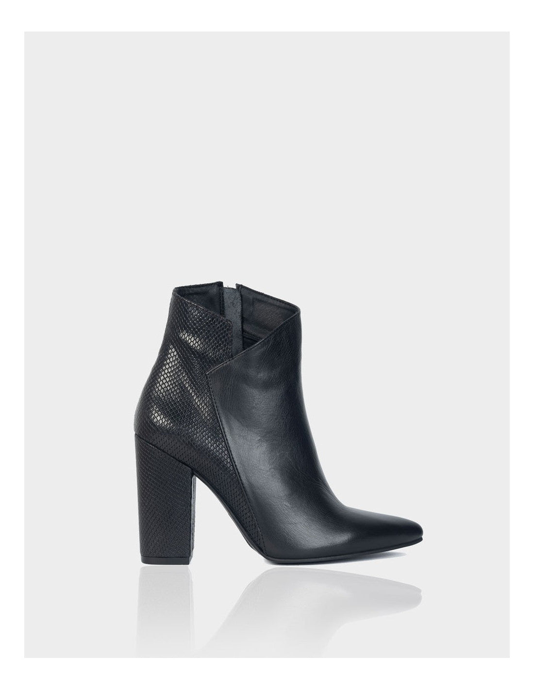 Botin Mahon Cuero Piton x Napa Negro
