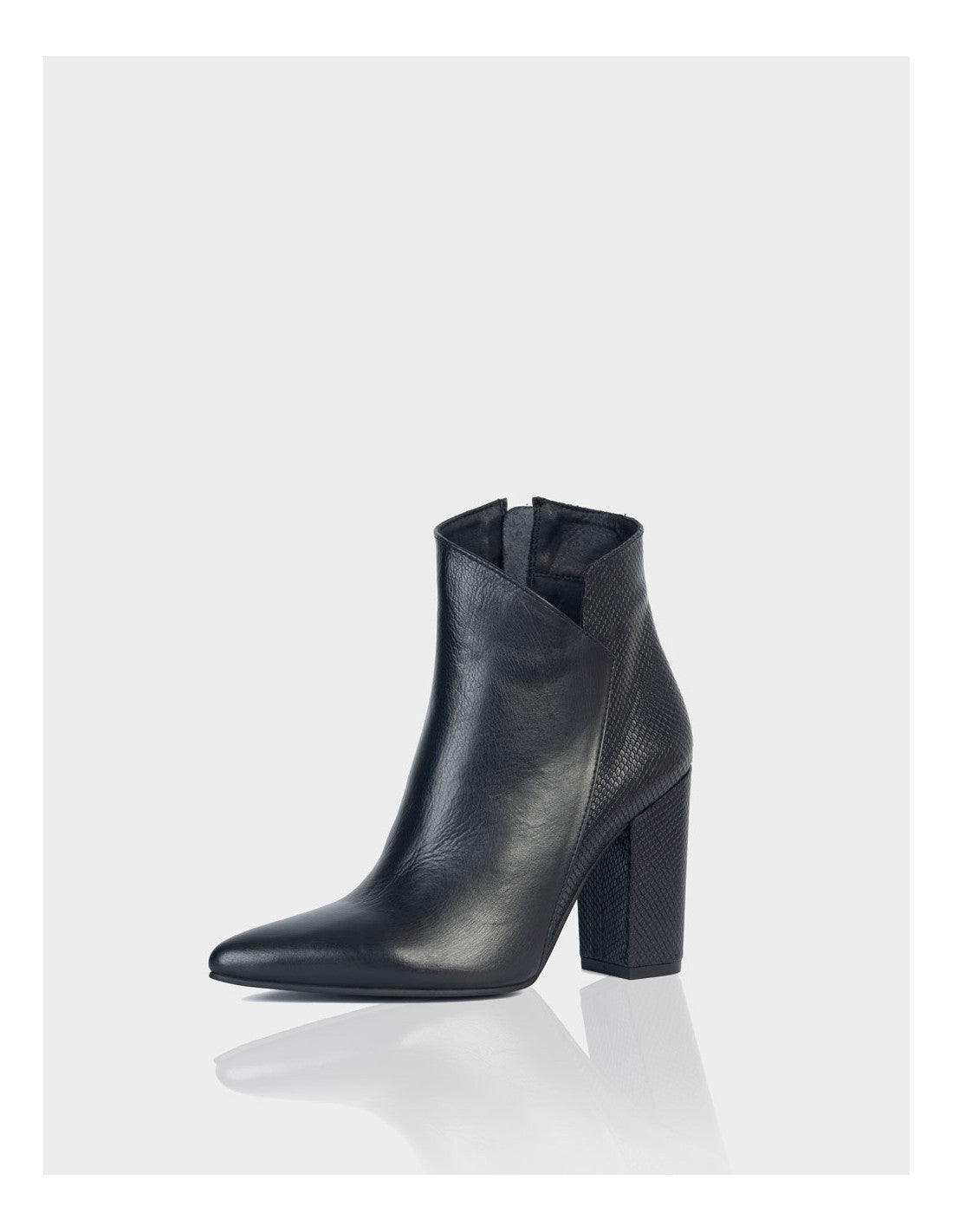 Botin Mahon Cuero Piton x Napa Negro