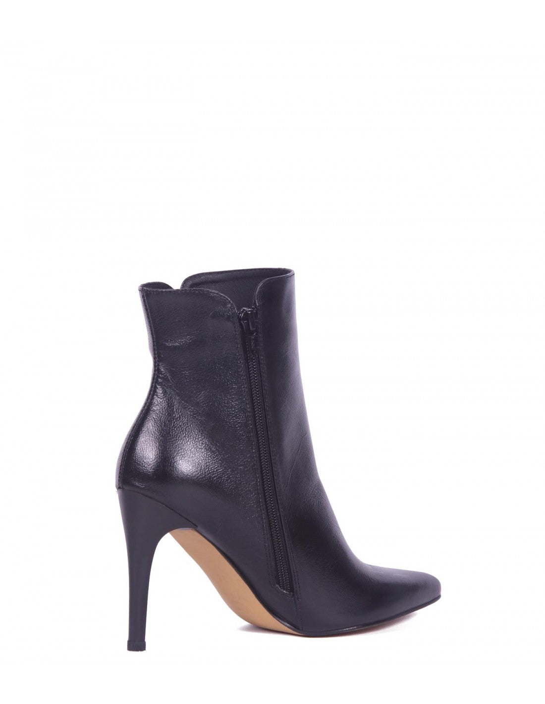 Botin  Malta Cuero Negro