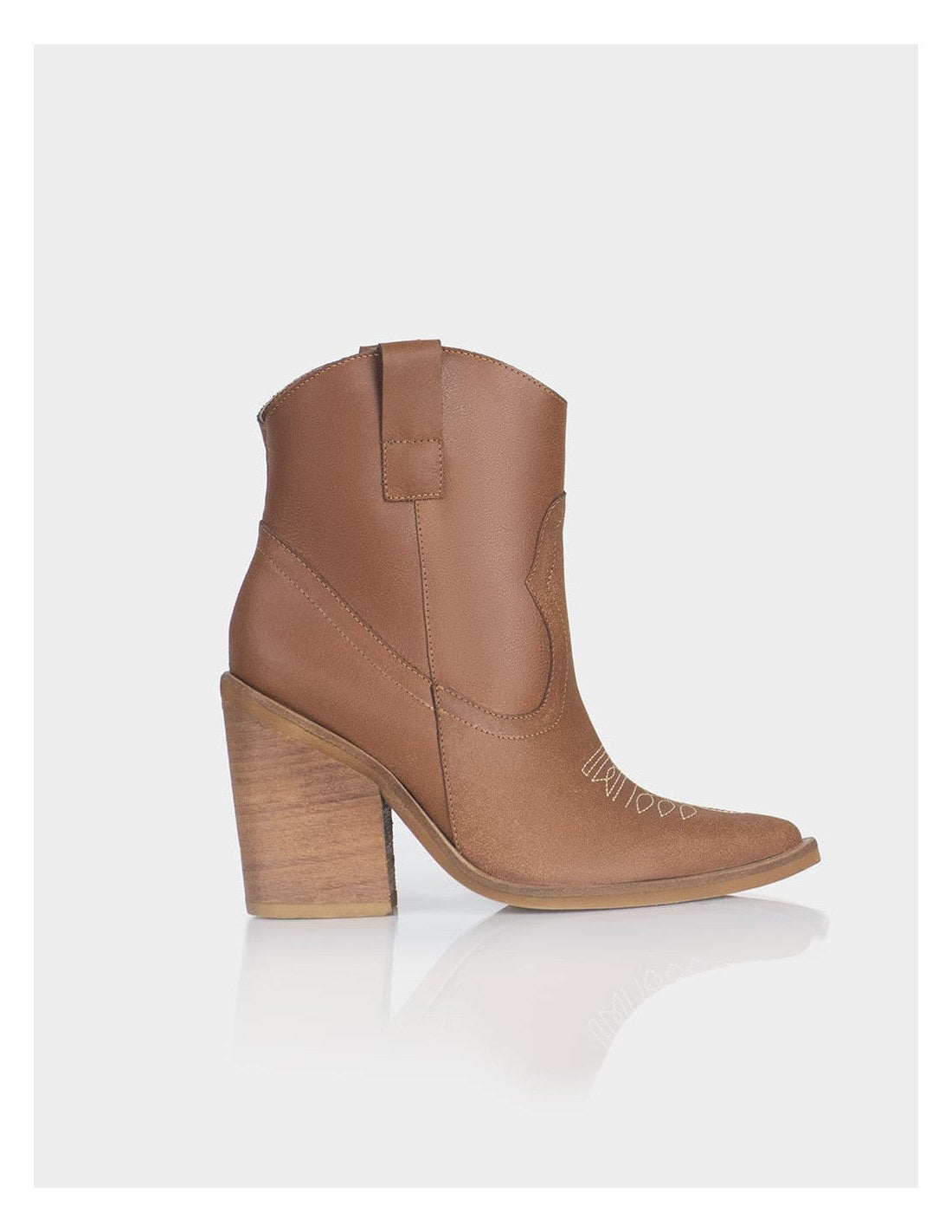 Texana Trixie Cuero Craquelado Miel