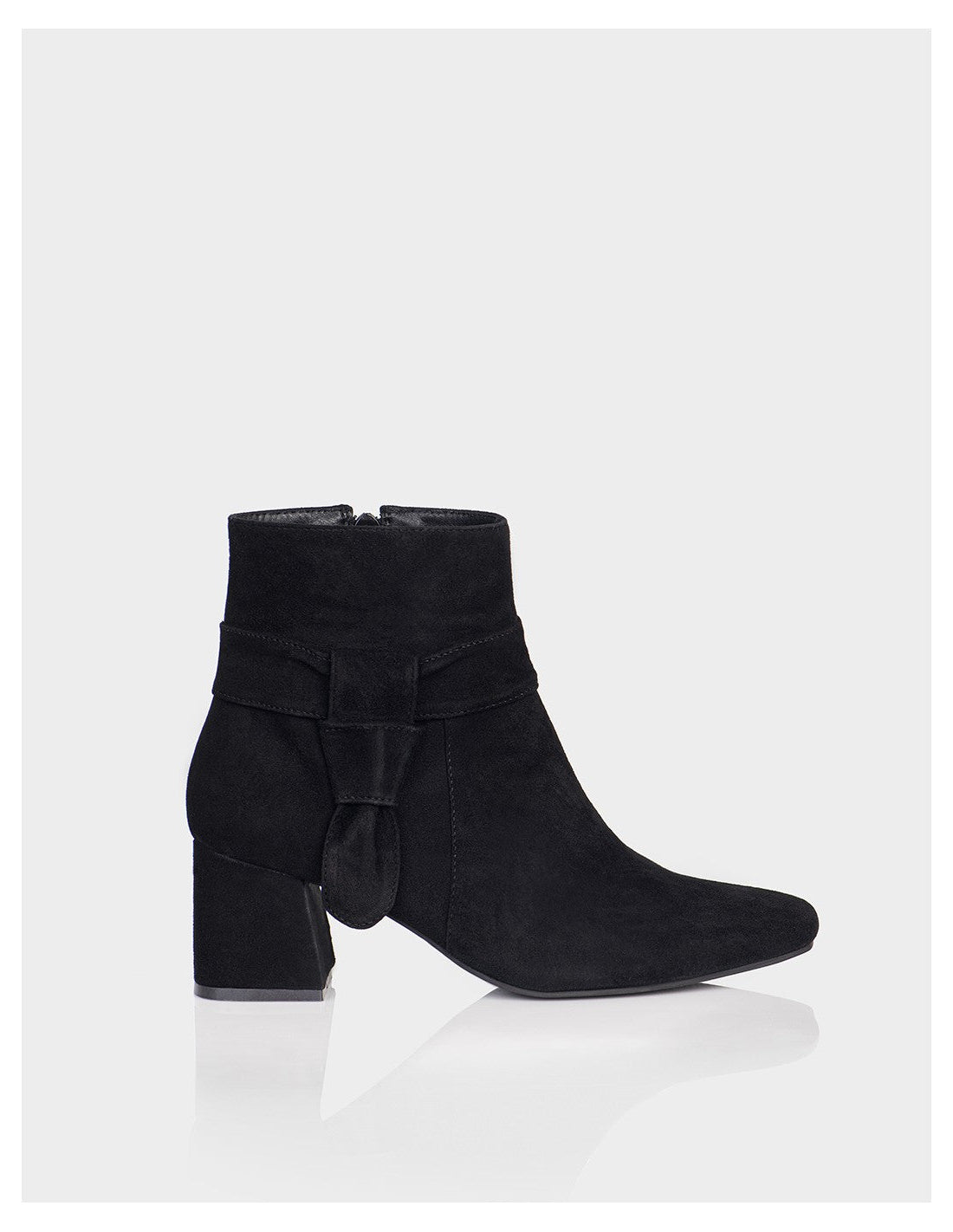 Botin Vanila Ante Negro