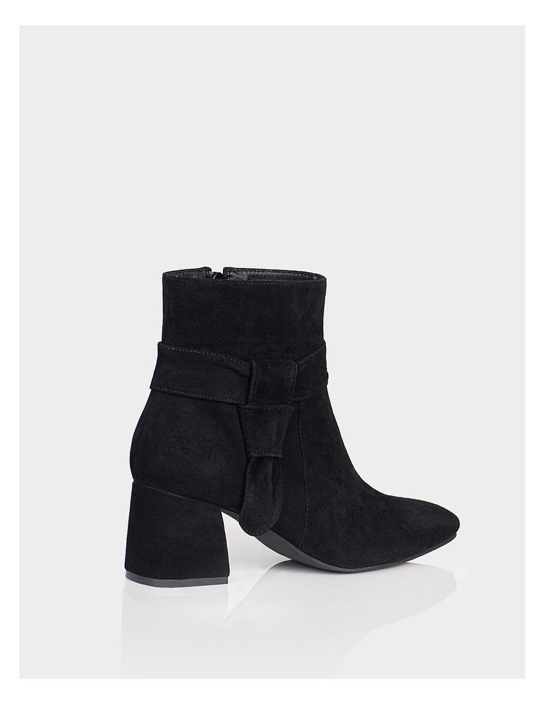Botin Vanila Ante Negro