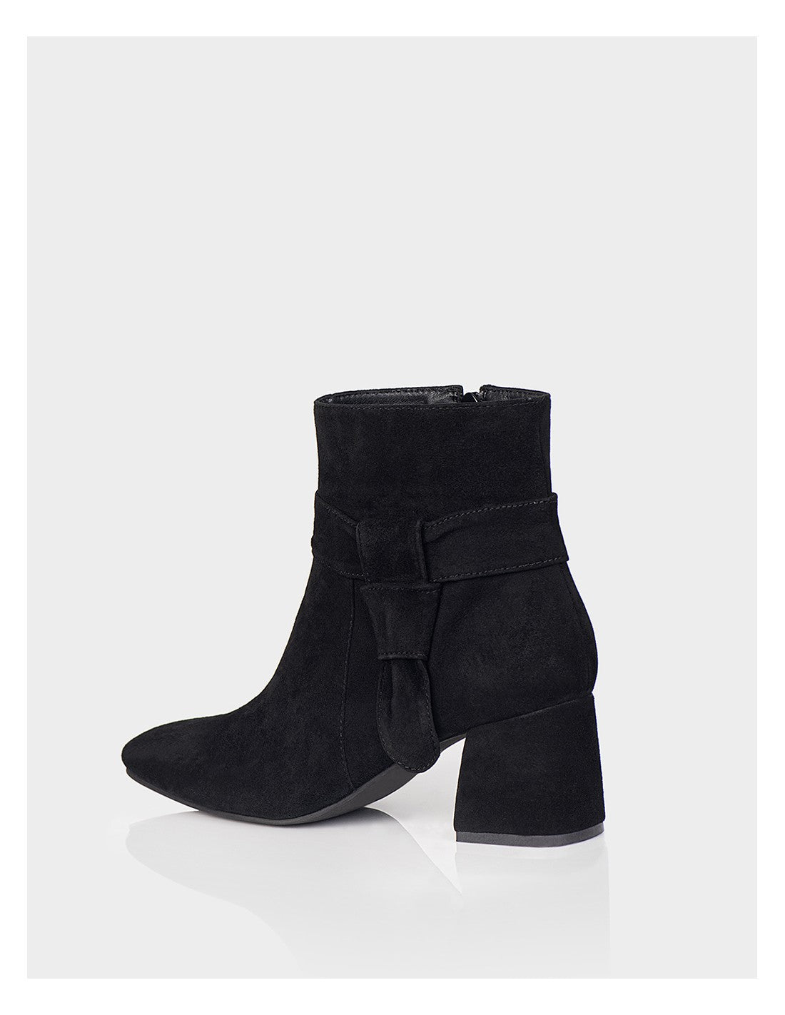 Botin Vanila Ante Negro
