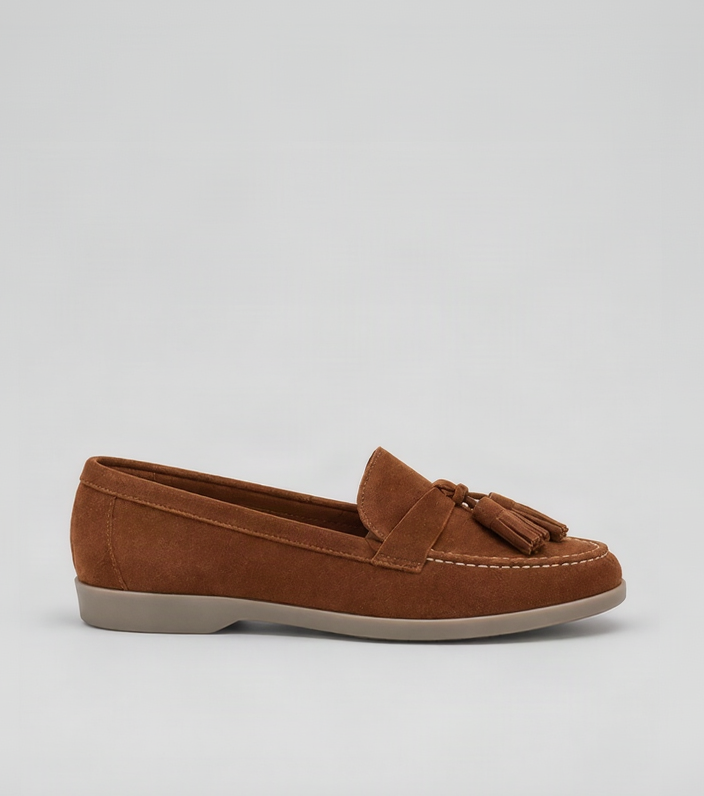 Mocasin Taro Gamuza Terracota
