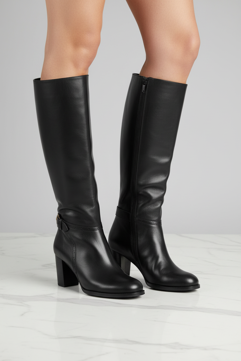 Bota Sicilia Cuero Negro