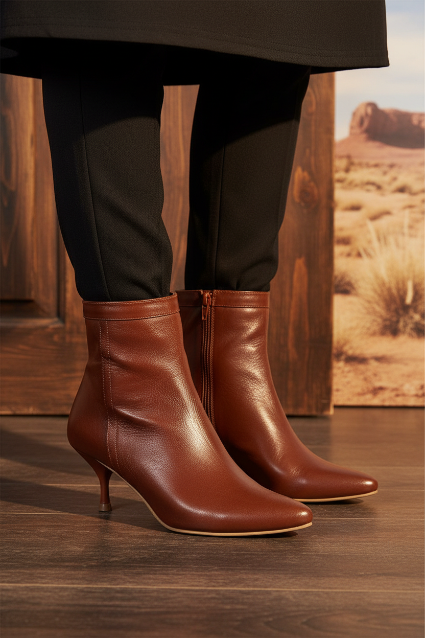 Botin Felice cuero Sevilla miel