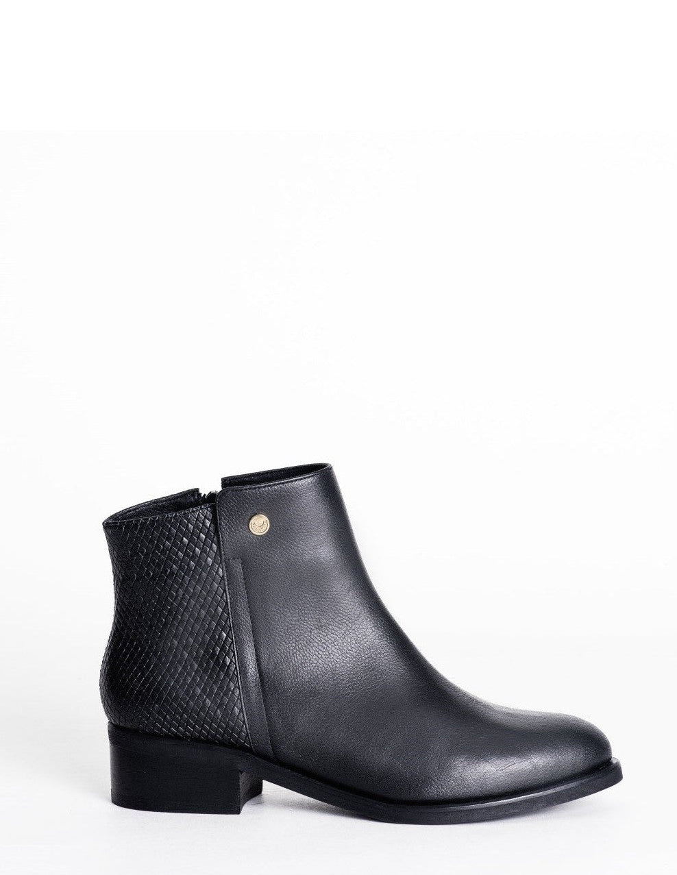Botin Marbella Cuero Negro