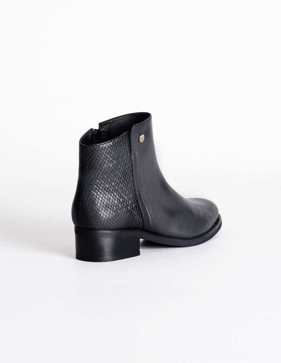 Botin Marbella Cuero Negro