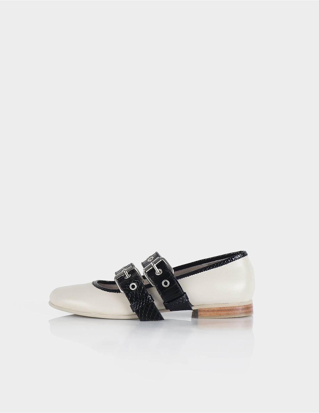 Mary Jane Peyton Beige X Negro