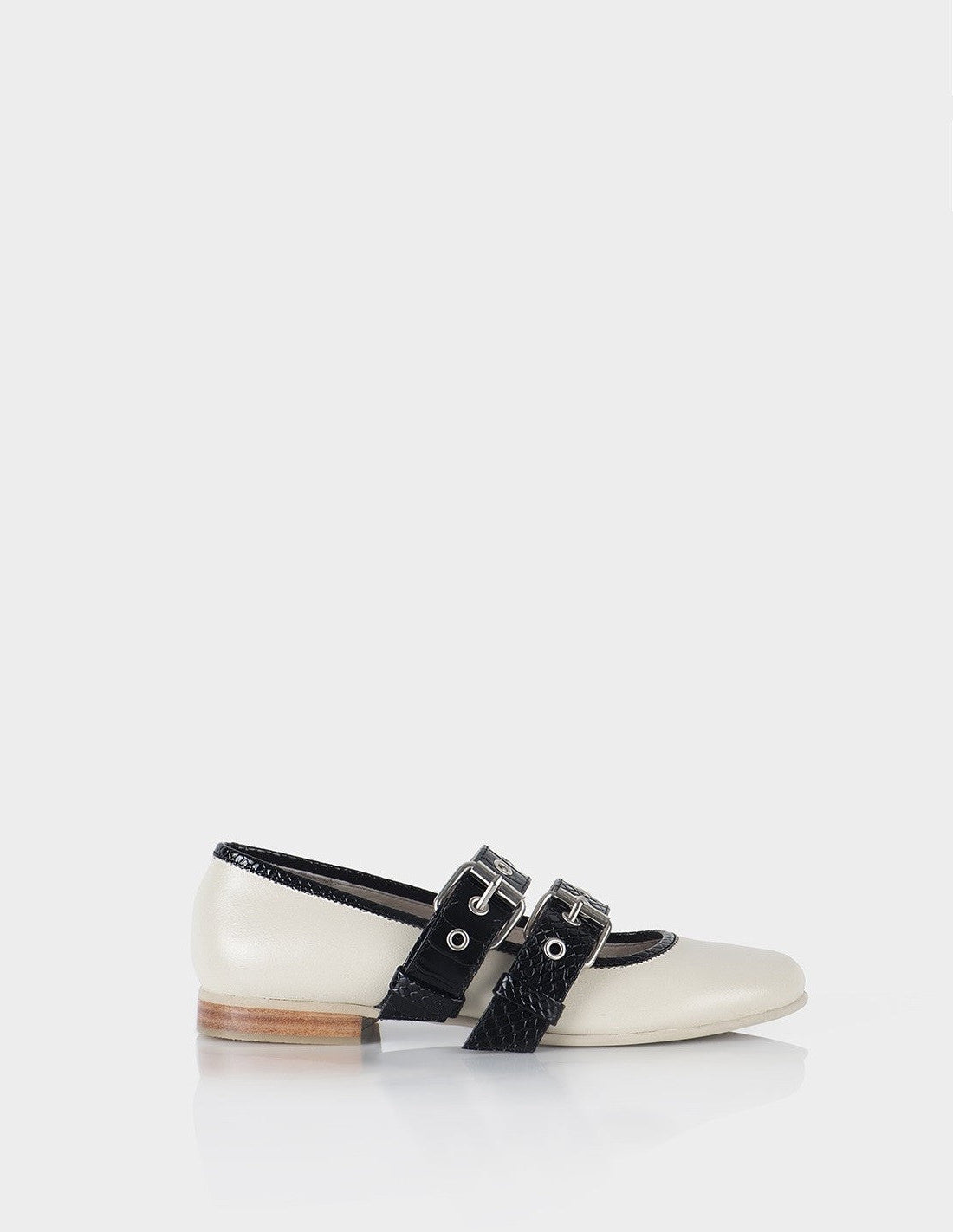 Mary Jane Peyton Beige X Negro