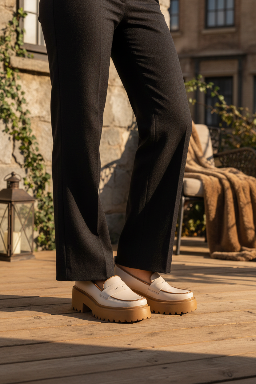 Mocasin Penny Beige x Miel