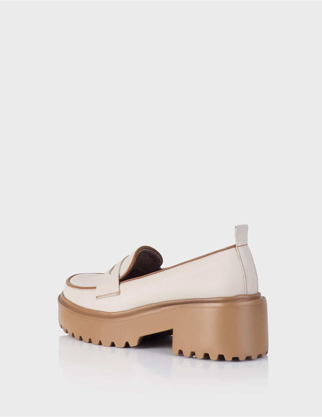 Mocasin Penny Beige x Miel