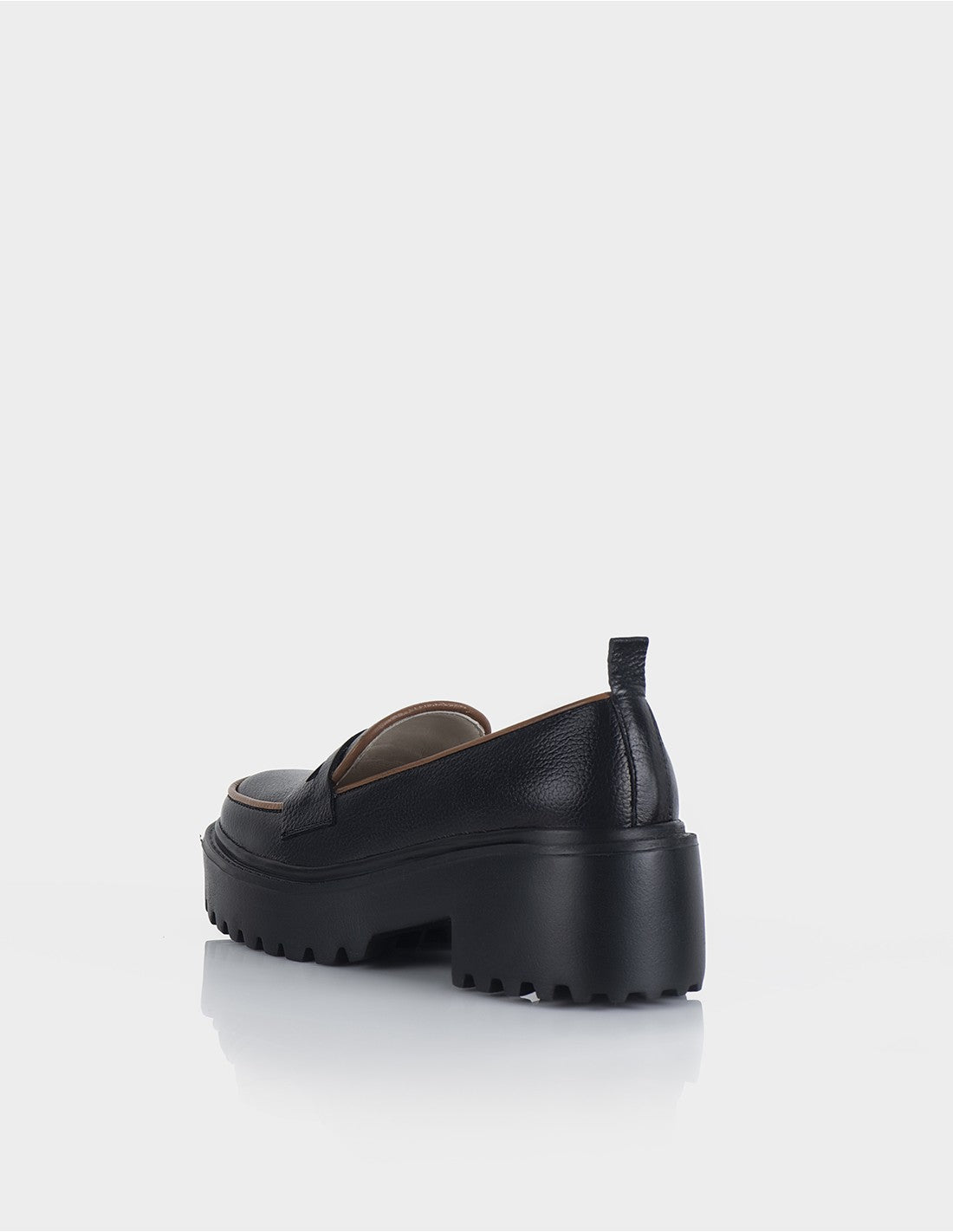 Mocasin Penny Negro x Miel