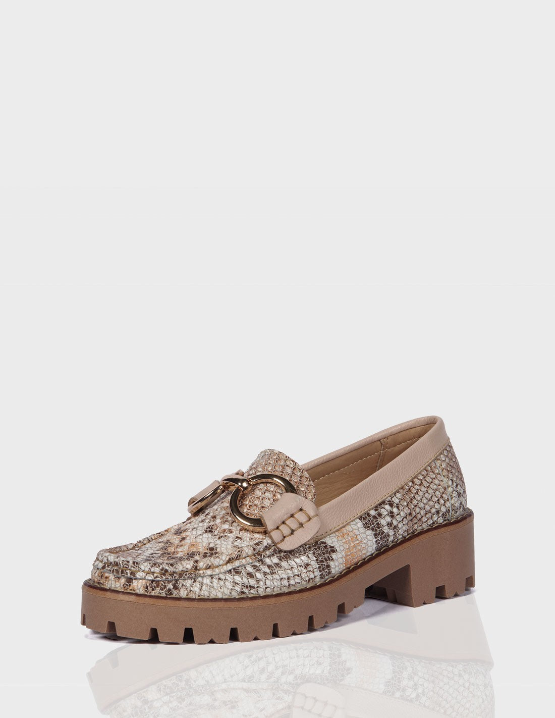 Mocasin Pepa folia Nude