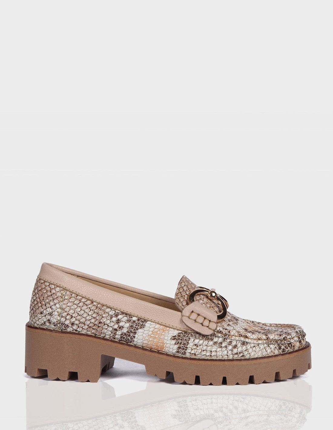 Mocasin Pepa folia Nude