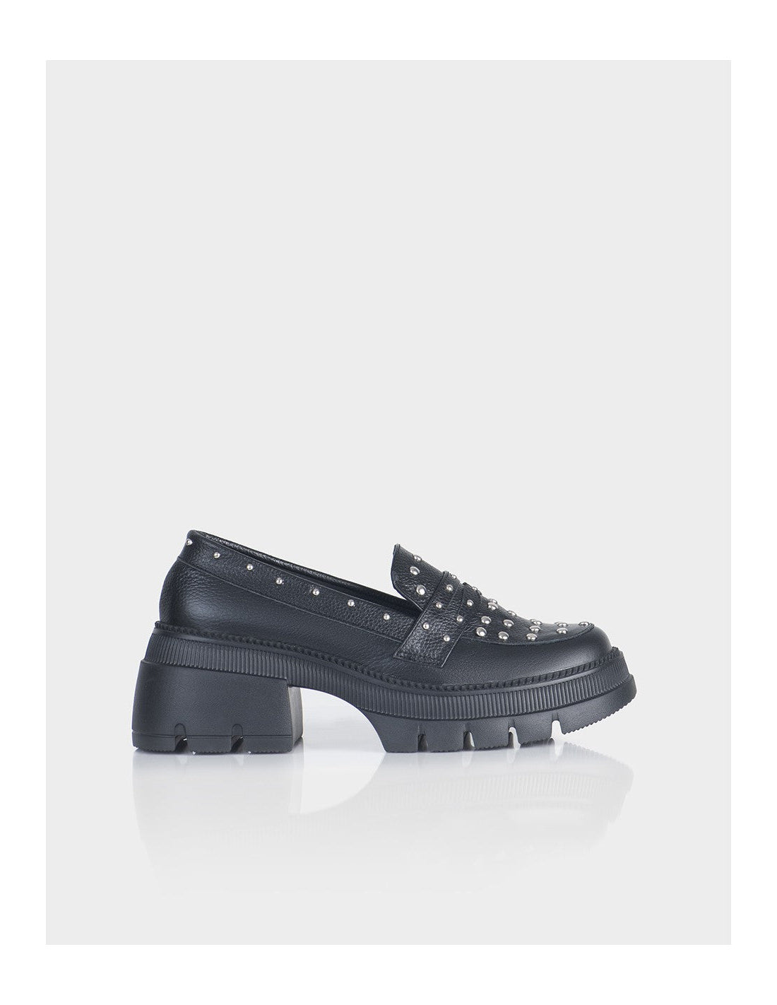 Mocasin Zarek Cuero Negro
