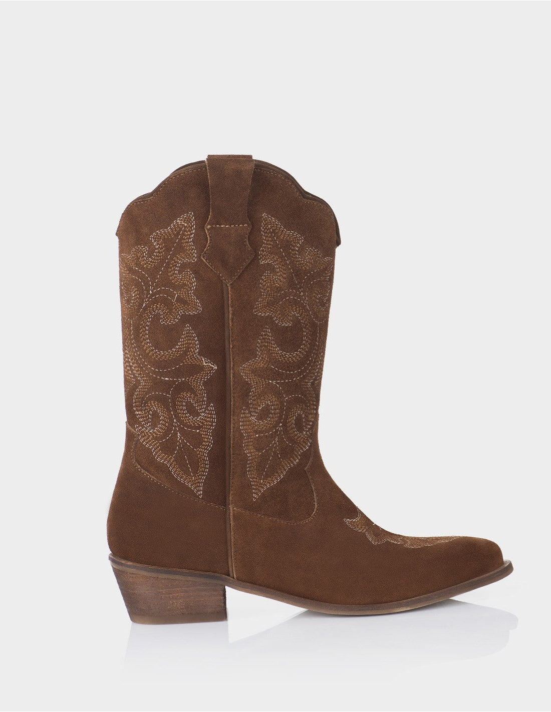 Texana Amber Cuero Gamuza Caramelo