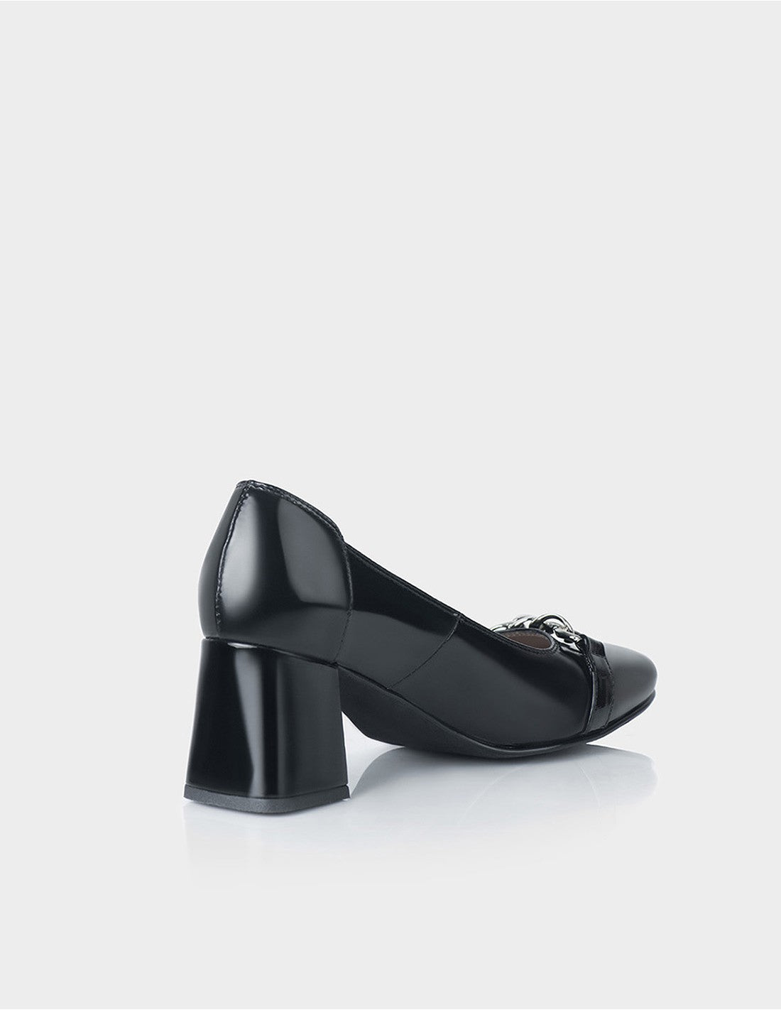 Zapato Evora En Cuero Charol Negro
