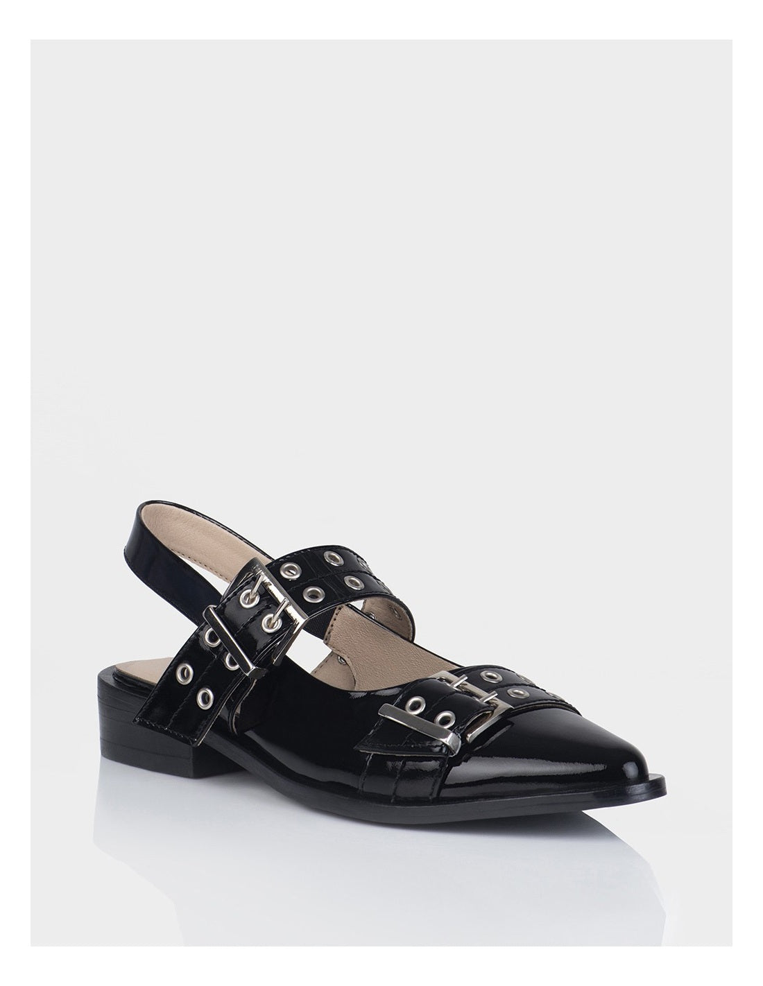 Zapato Slingback Stefania Charol Negro